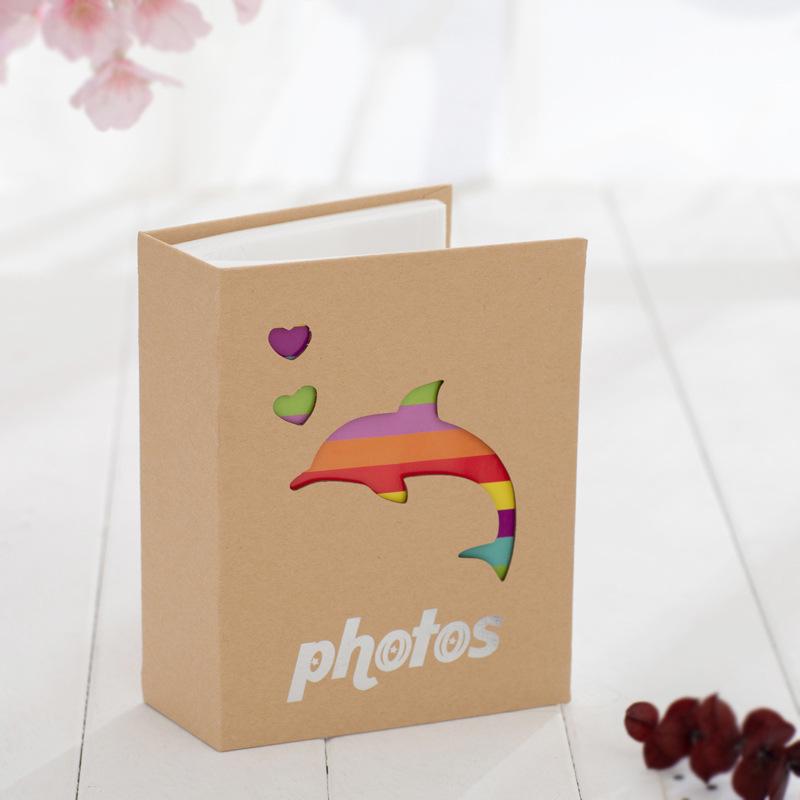 Color Kraft Paper Photo Album: 5-inch (200 pages) / 7-inch (100 pages) Baby & Children Slip-in Pockets Album 5-inch 200 pages