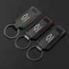 for Chevrolet High-Grade Metal Leather Key Rings Keyrings Car Keychain Blazer IMPALA Cobalt ORLANDO SILVERADO SUBURBAN TRAX BOLT