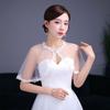 Korean Solid Color Thin Chiffon Women'S Sunscreen Shawl Summer Collocation Suspender Skirt With Diamond Buckle Lace Cloak V25