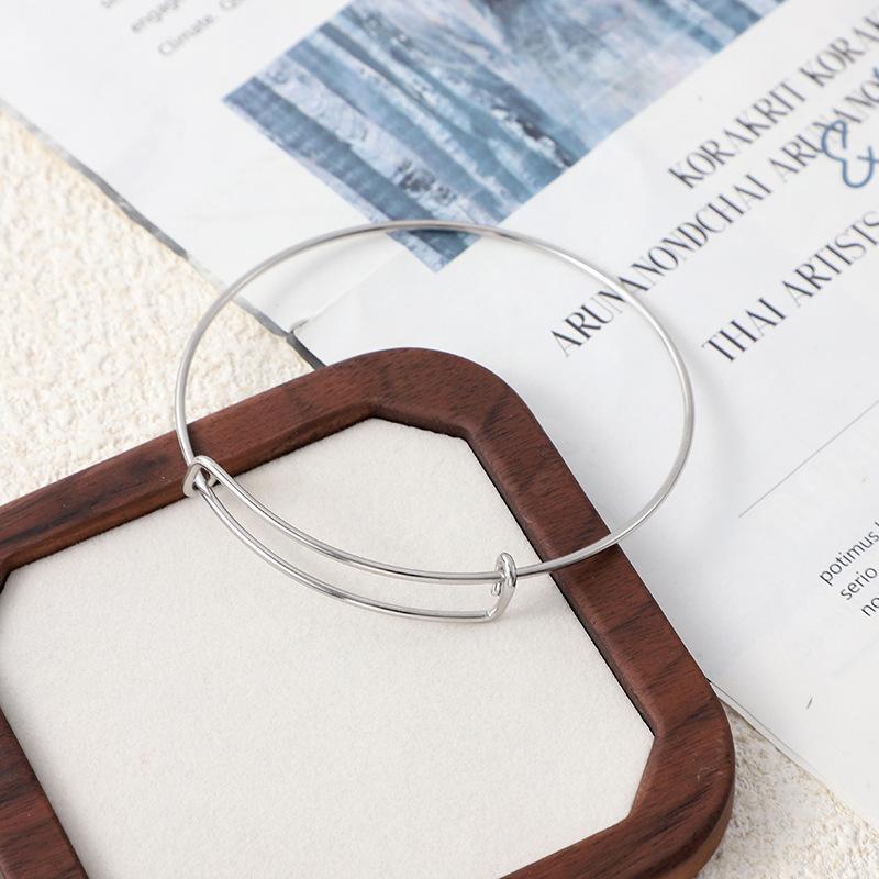 Wind Adjustable Bracelet, High-End Scenery Surface Plain Ring Bracelet, Men'S And Women'S Simple And Versatile Jewelry