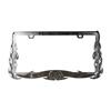 2pc Animal Chain Skeleton Shape Personalized Creative License Plate Frame ABS N Standard Vehicle Plate Holder
