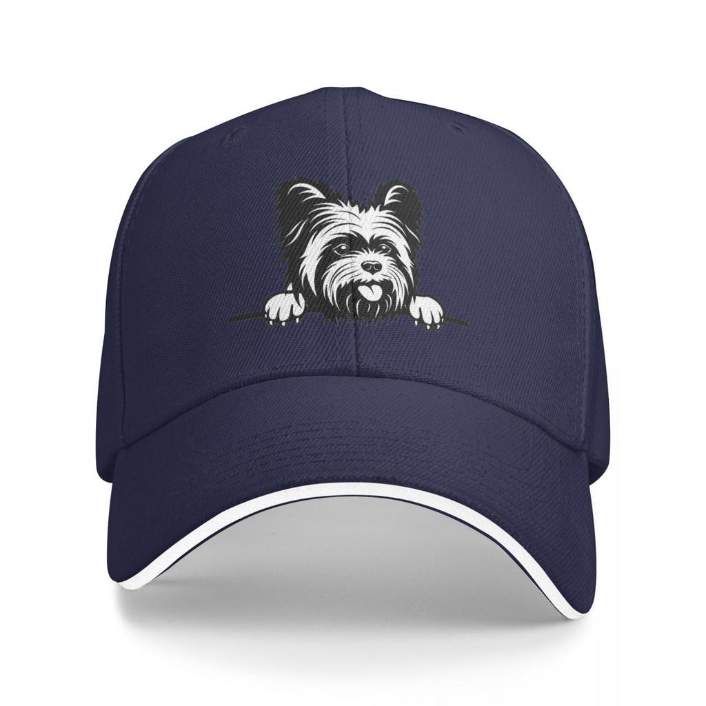 Peeking Dog West Highland White Terrier Baseball Caps Snapback Baseball Hats Breathable Casual Casquette Outdoor Unisex