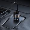 QC3.0 Car Charger Double Slot 48W USB-A Type C Charging Adapter Quick Car Cigarettes Lighter Charger