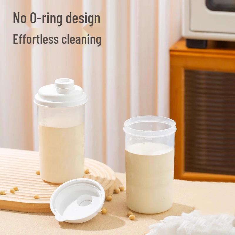 Moisture-Proof White Sugar & Flour Storage Jar - Sealed Kitchen Container for Portioning Starch