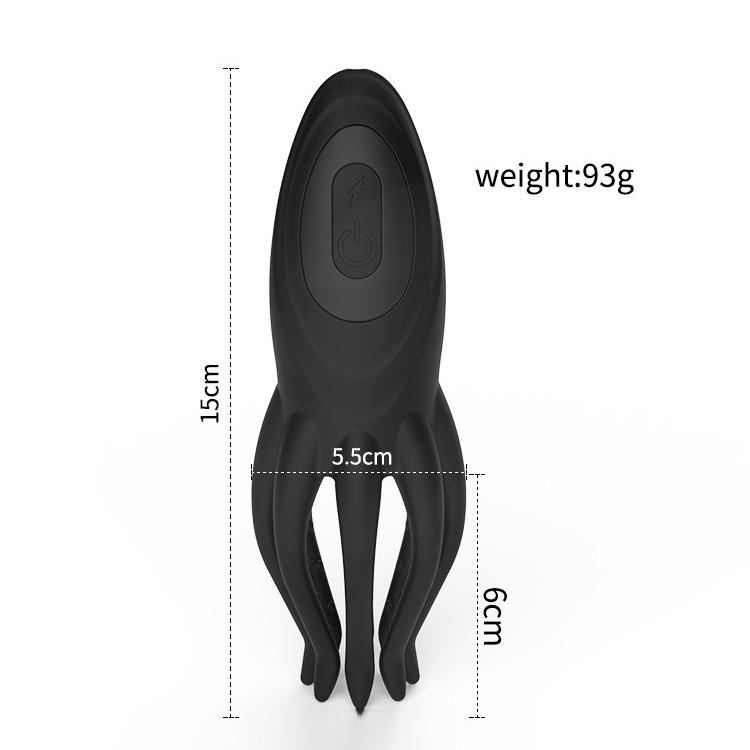 Electric Shock Glans Vibrator Male Masturbator Cup