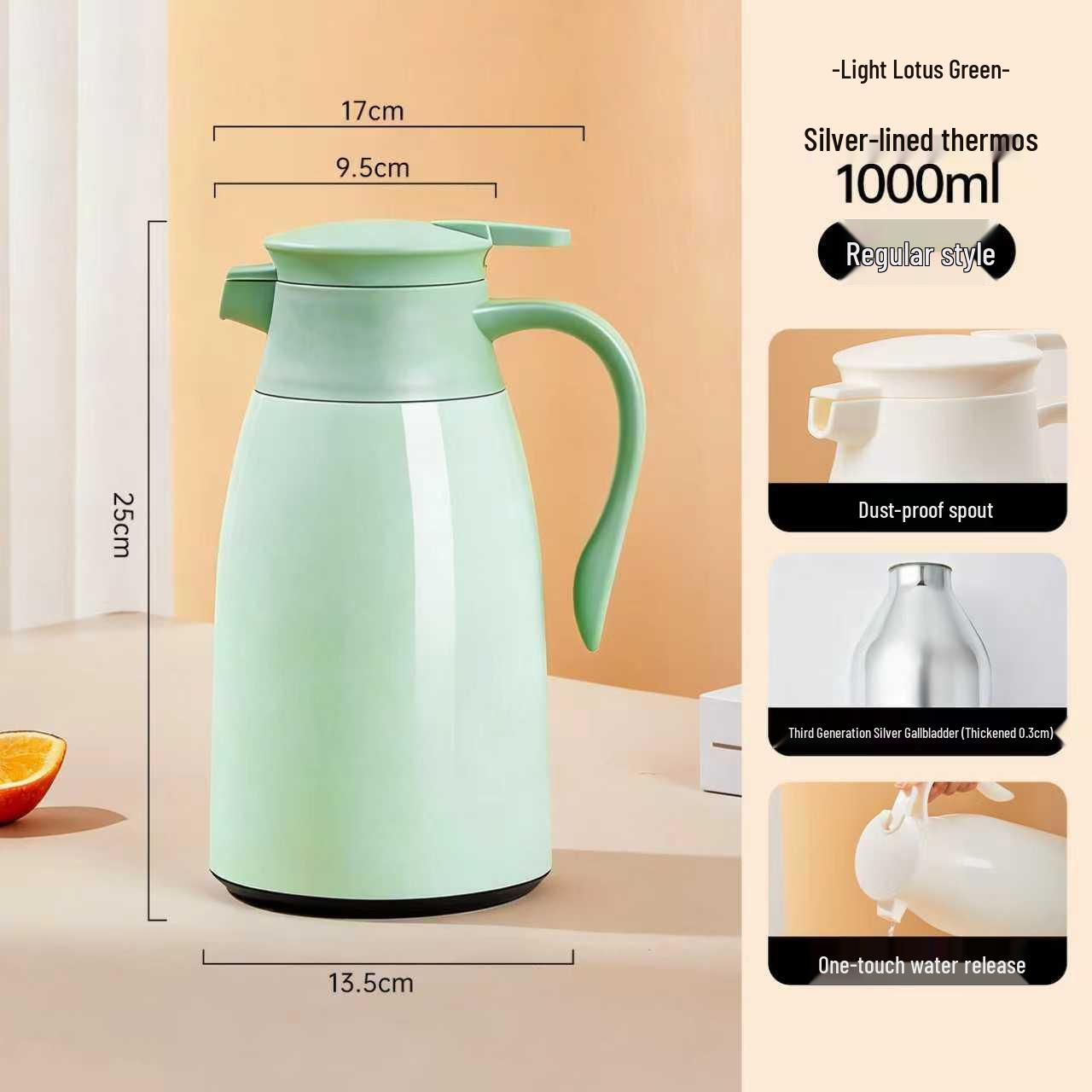 

2026 Large Capacity Insulated Thermos Flask for Dorms and Home – Ideal for Hot Water and Tea
