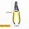 Electrician's Multi-Functional Wire Stripper, Crimper & Cutter Pliers for Household Circuit Repair