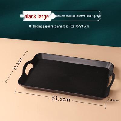 Commercial Plastic Non-Slip Serving Tray