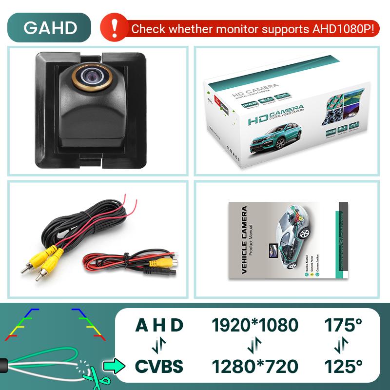 

GreenYi 1080P HD 170° Автомобильная камера заднего вида для Toyota Prado 150 4-контактный автомобильный парковочный AHD