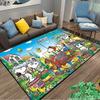 Retro Cartoon Snoopy Kawaii Dog Area Rug 3D Carpet for Living Room Home Decor Large Area Rug Bedroom Rug Non-slip Floor Mat Gift