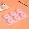 Silicone Donut Cake Pan 6-Cavity Silicone Fluted Tube Cake Pans,Non-Stick Silicone Molds for Donut,Jelly,Cupcake,Doughnut,Bread