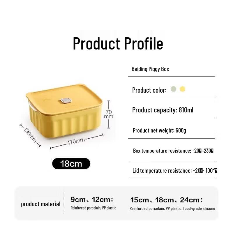 

Buydeem Ceramic Piggy Lunch & Storage Box