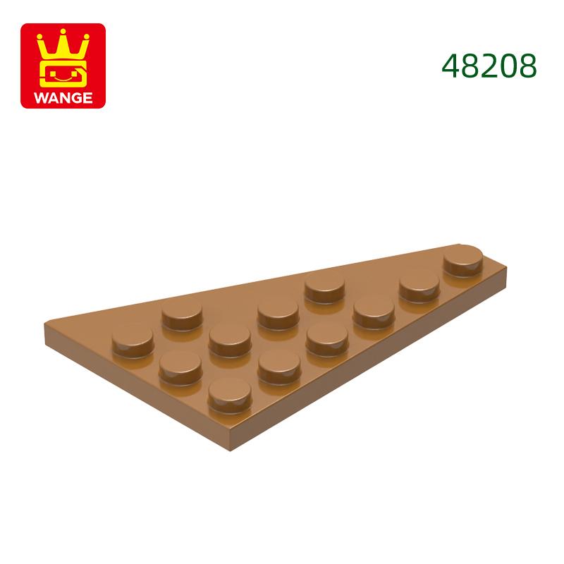 Non-Toxic 49Pcs/Lot 48208 4X6 Wedge Left Plate Building Blocks Moc Classic Accessories Compatible With Brick Toys Children Gift Box