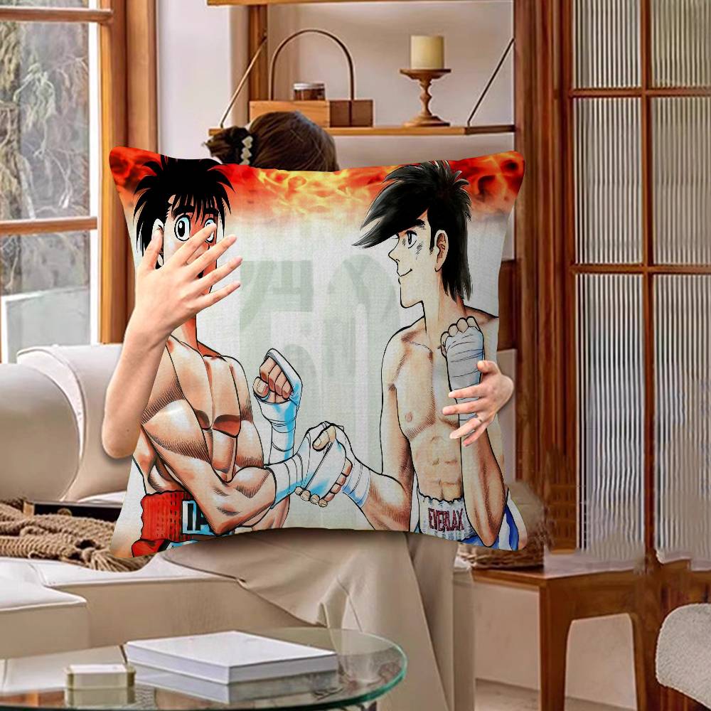 Fighting Comics T-Tomorrow Joe Pillow Gift Home Office Decoration Bedroom Sofa Car Cushion Cover Case 45x45