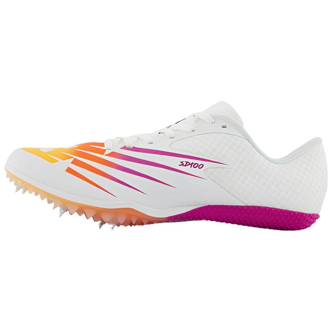New Balance SD100v4 Unisex White Vibrant Apricot USD100W4 41.5