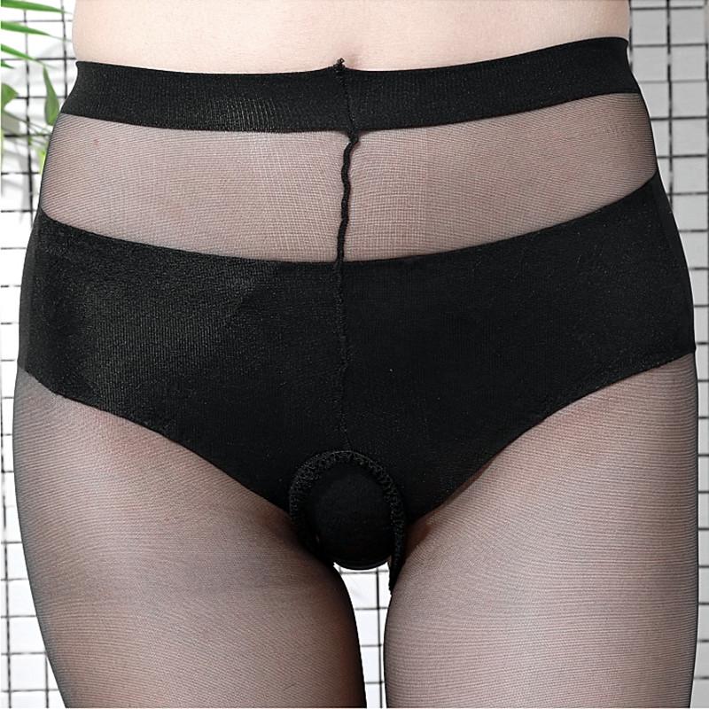 DOIAESKV New 0 D Ultra-thin Sexy Tights Breathable Transparent Women Pantyhose Open Female Skinny Nylon Stockings Crotchless