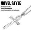 Men Stainless Steel Necklace Chain Exquisite Fashionable Pendant Necklace Accessory Gift