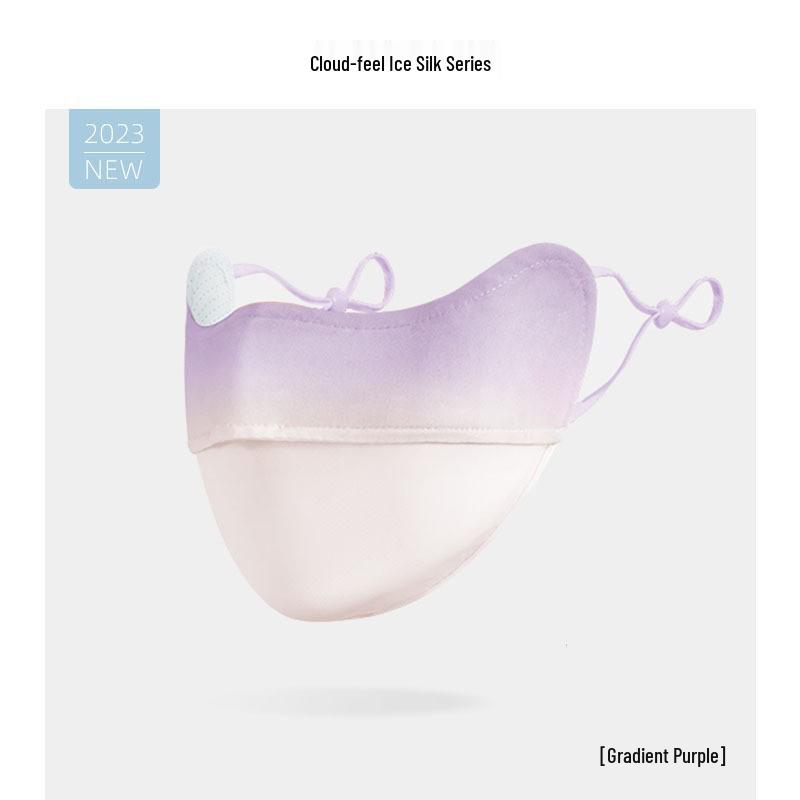 

Blush Gradient Women s Summer Anti-UV Cycling Ice Silk Sunscreen Face Mask