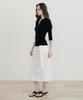 SSIN AND LEE (W) Lounge Half Knit Polo Shirt Black