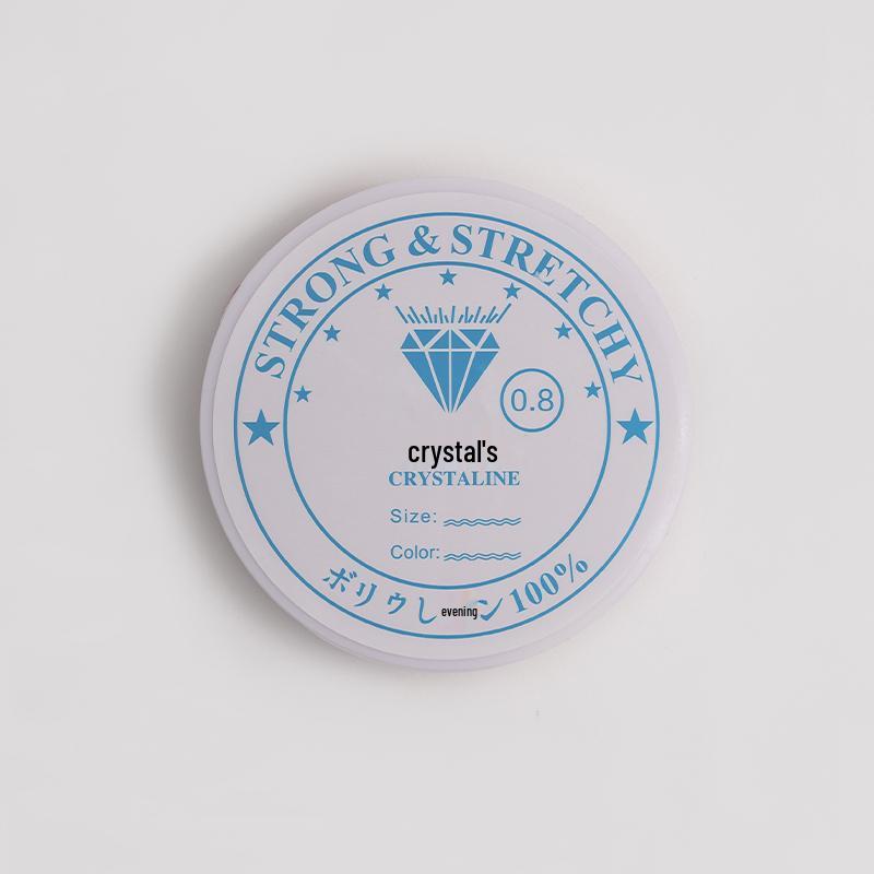 DIY Transparent Crystal Beading Cord for Jewelry - Non-Elastic Bracelet Line