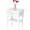 Socobeta Wooden Table Model, Eco-Friendly Lightweight Table Nightstand Model for Girls for Decoration