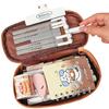 Big Capacity Pencil Case Zippers Pen Holder Pencil Organizers Spacious Pencil Bag Large Stationeries Pen Storage Pouches