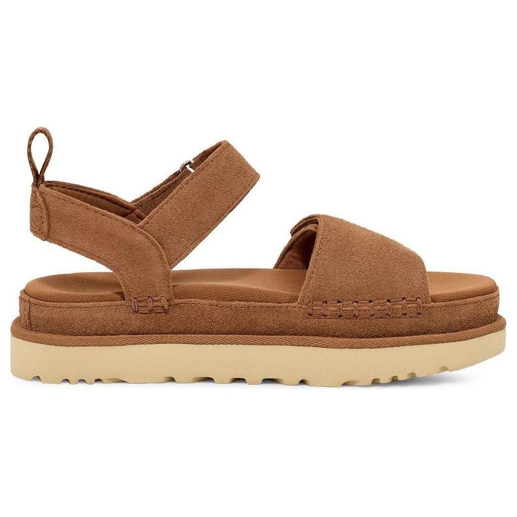 New UGG Goldenstar Platform Sandal Chestnut Women's 1136783-CHE