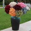 Artificial Flowers Hydrangea Wedding Wall Home Festival Decoration Kitchen Accessory Diy Bridal Bouquet Background Indoor Bonsai