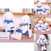 Cute Sailor Suit Cartoon Rabbit Plush Doll Toy For Kids Gift And Home Decor