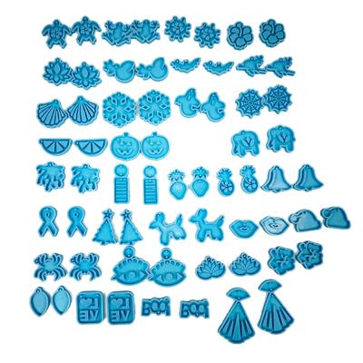DIY Art Crafts Ear Studs Casting Mold Handmade DIY Earrings Silicone Mold Eardrops Danglers UV Crystal Resin Epoxy Mold