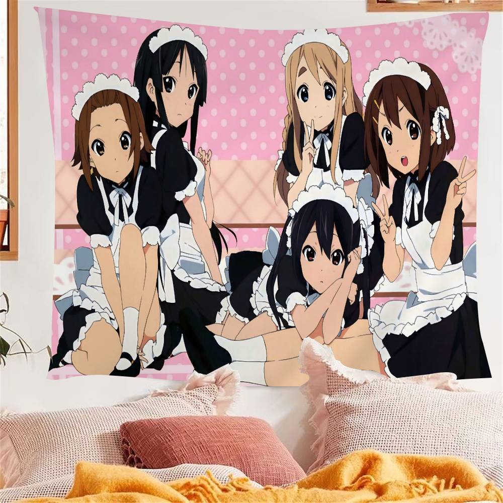

KOn Maid Costume Anime Colorful Tapestry Wall Hanging Bohemian Wall Tapestries Mandala Wall Hanging Sheets 74x94cm(29x37in)