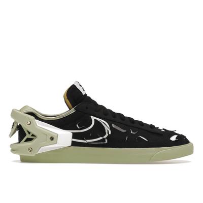 Acronym x Blazer Low Black Olive Aura Unisex-Sneaker Weiß DO9373-001