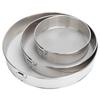 3Pcs Flour Sieve Set 304 Stainless Steel Round Flour Powder Filter Sifter Baking Utensil
