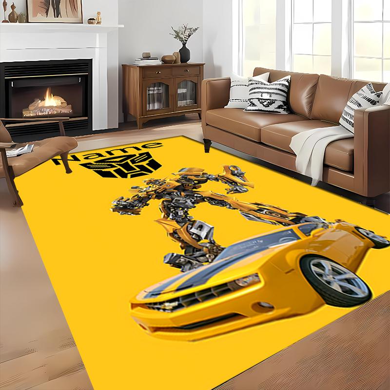 Custom personalization Bumblebee Area Rug - Perfect For Kitchen, Bathroom,Laundry Room Decor Large Size Available,Gift All Seasons