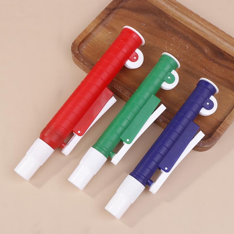 Pipetvulhulp Snelle Afgifte Pipetpomp Handmatige Pipetteerpomp Gebruik Met Gegradueerde Transferpipet Vol.2 Ml/10Ml/25Ml