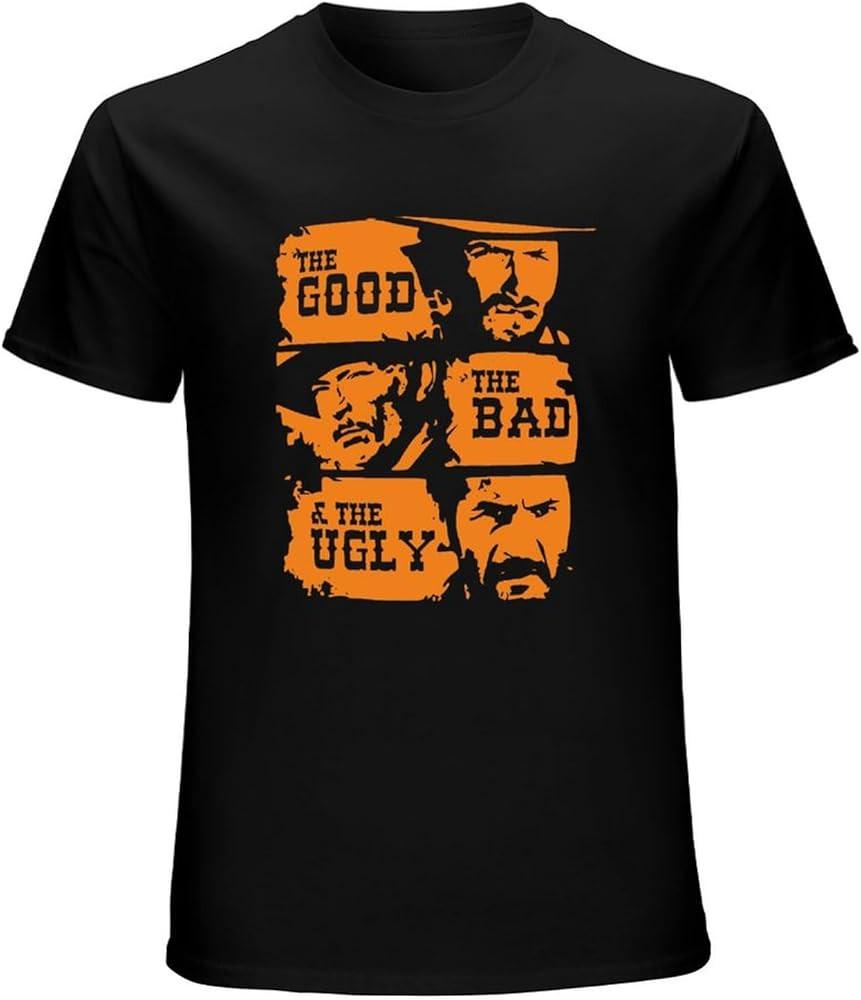 The Good The Bad and The Ugly T-Shirt Western Movie, Retro Cult Film Unisex Tee