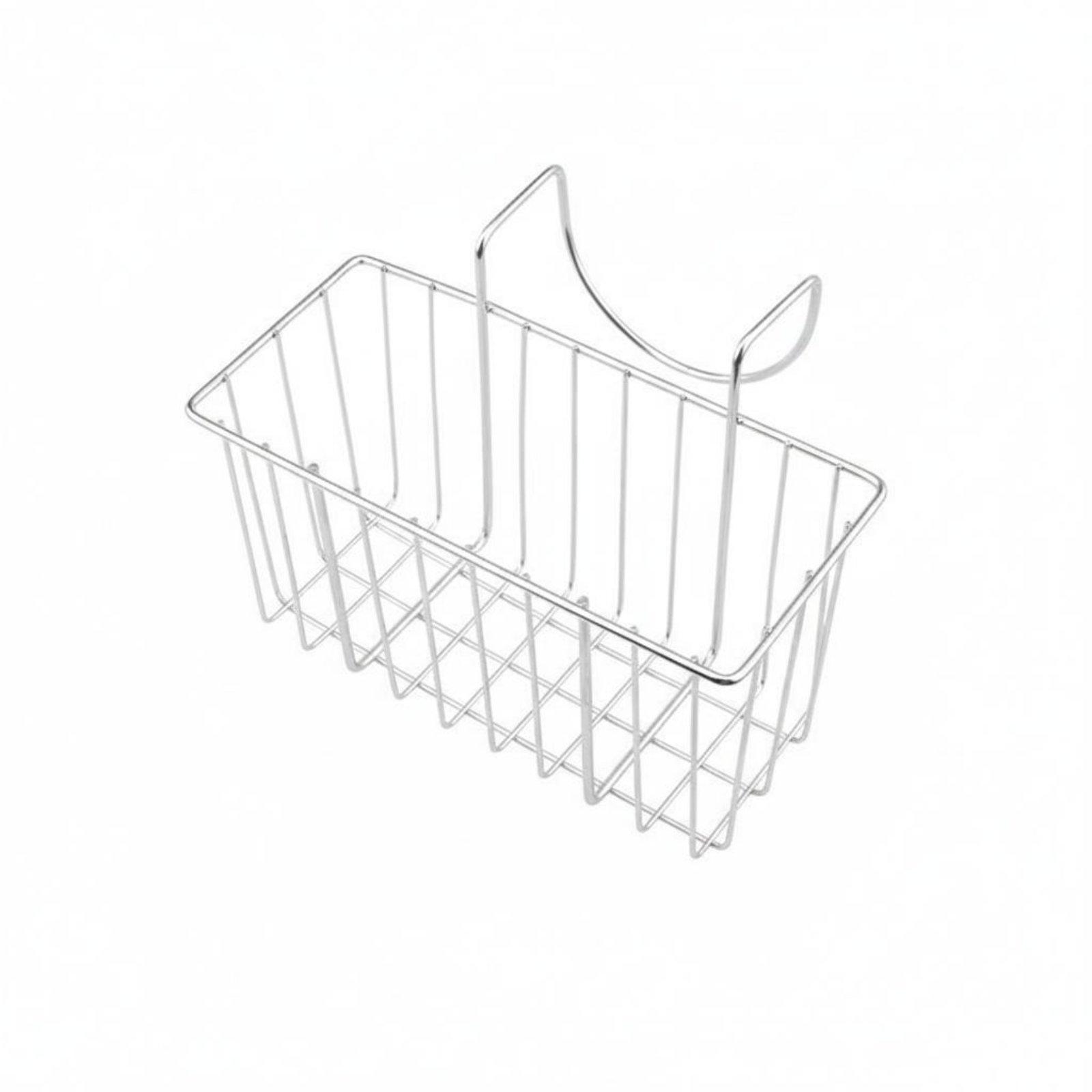 Stainless Steel Sink Basket Rustproof Kitchen Sink Sponge Holder Stainless Steel Sponge Holder Fast Draining Household Storage