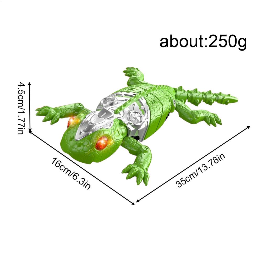 Safe and Durable Remote Control Gecko Wall Climbing Car For Kids, Electric RC Lizard Toy Novelty Birthday Gift Crawling Toy