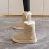 Wool Winter Snow Boots for Women, Warm and Comfortable. Simple and Fashionable Women's Shoes