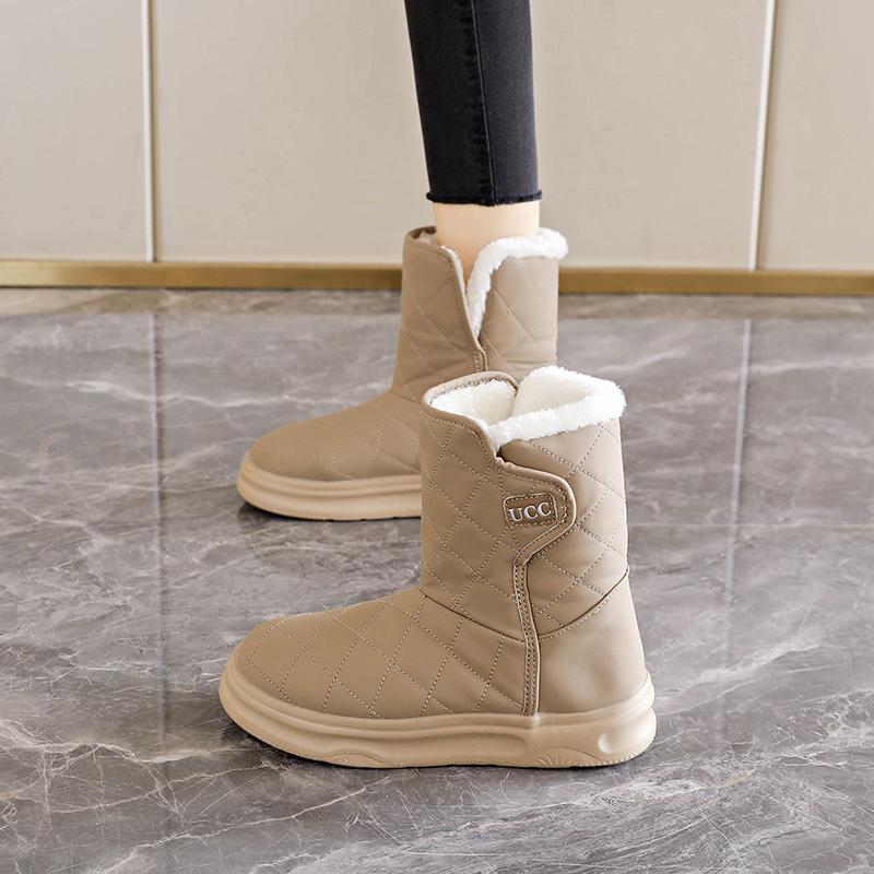 TUINANLE Wool Winter Snow Boots for Women, Warm and Comfortable. Simple and Fashionable Women's Shoes
