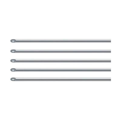 Hollow Fishing Baits Threader Earthworm Hooking Needle 20cm Stainless Steel Ideal for Quick Hook Preparation