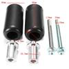 1 Pair Universal Motorcycle Frame Slider Anti-Crash Protector 10mm Guard for Honda for Yamaha for Suzuki for Kawasaki Scooter Falling Protection Kit