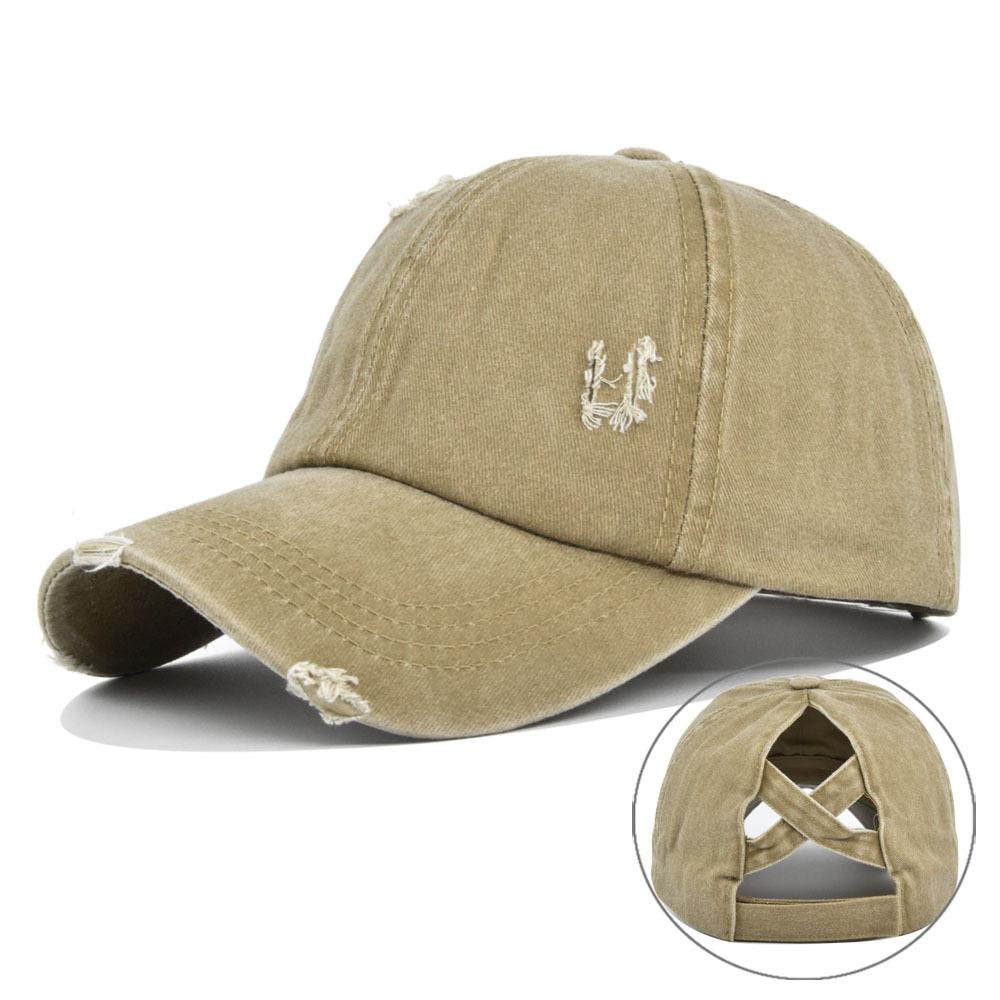 Color Washed Solid Retro Baseball Cap Cotton Sun Hat Vintage Duck Tongue Cap