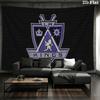 LA Kings Art Wall tapestry, aesthetic printed fabric blanket, suitable for bedroom, living room, and home decor.