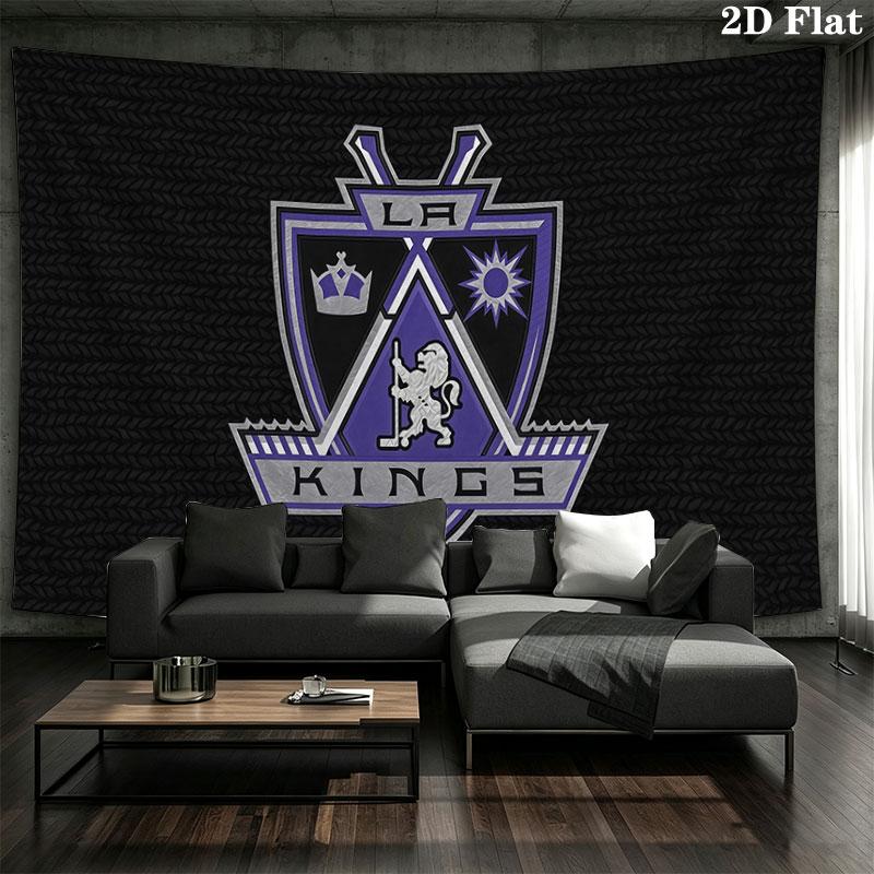 LA Kings Art Wall tapestry, aesthetic printed fabric blanket, suitable for bedroom, living room, and home decor.