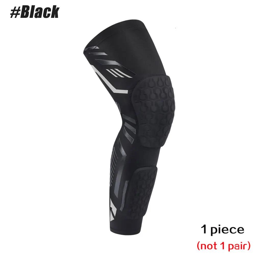 1 Pc Knee Calf Padded Compression Leg Sleeve Sports Protective Gear Shin Brace Support for Football Basketball Volleyball Soccer