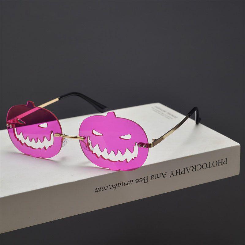 Halloween Pumpkin Glasses: Celebrity Cosplay Funny Sunglasses for Couples
