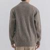 Yimeng Men's Winter High-End Long Sleeve Casual Knitted Sweater Jacket