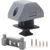 Heavy-duty Push Button Latches for Cabinets And Boats, Black Gray