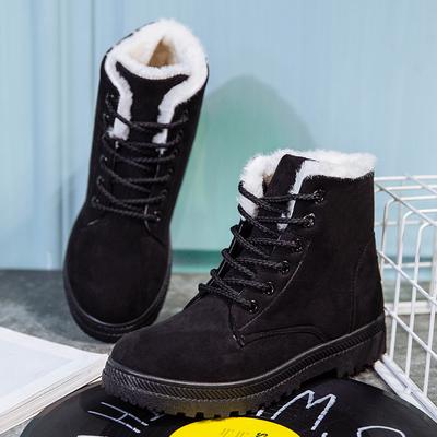 Fashion Women's Snow Boots New Ladies Snow Boots Winter New Women's Winter Shoes Women's Warm In the Tube Women's Cotton Shoes 785